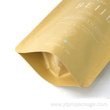 Food-grade aluminum foil ziplock kraft paper pouch bags